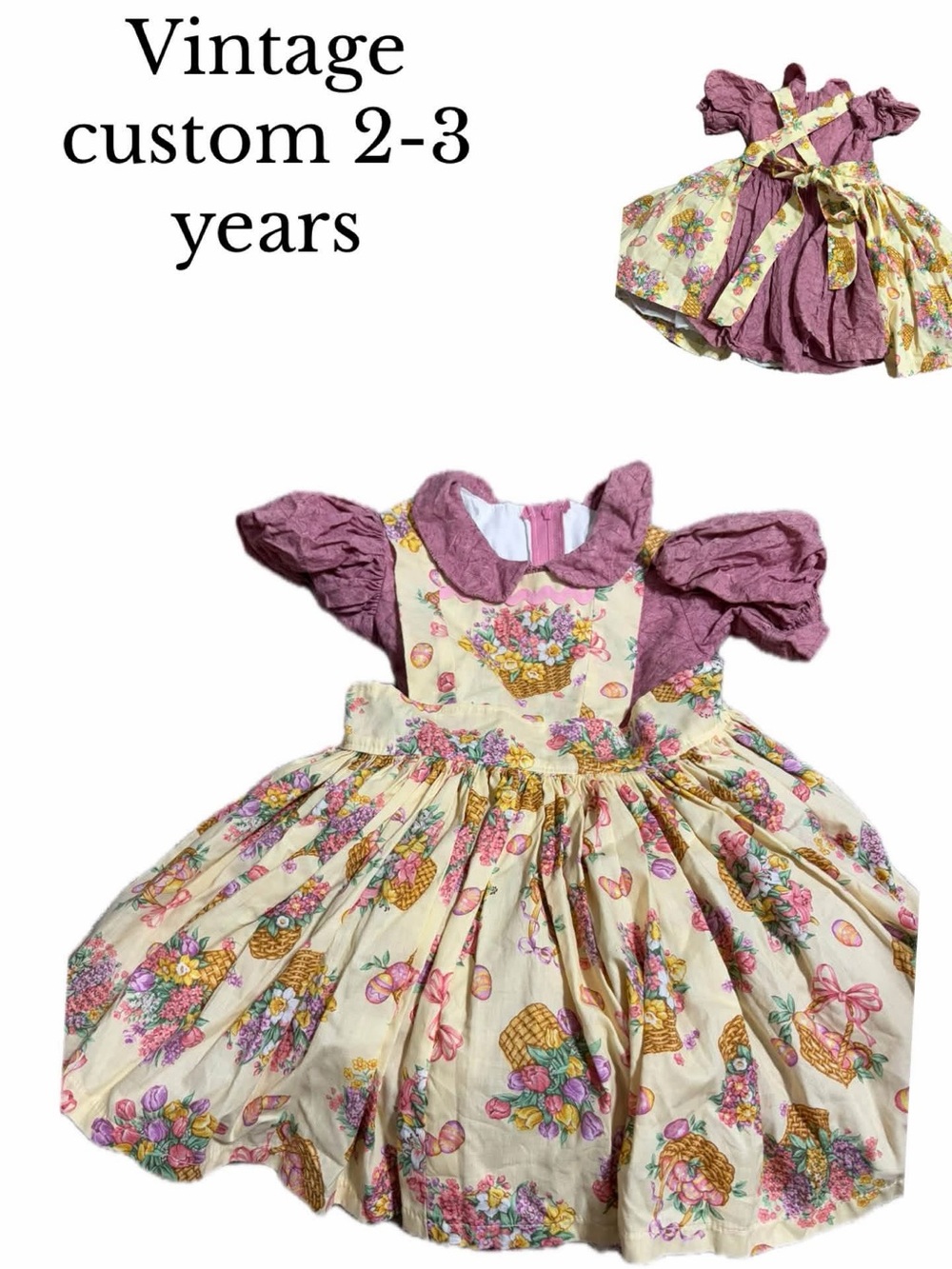 Vintage Easter dress. So pretty!